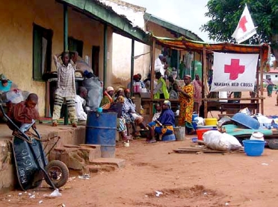 Camp for the internally displaced from Yelwa, Plateau State in Nigeria. (Photo: Human Rights Watch)