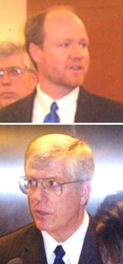 Top to bottom: Randy Thomasson, the executive director of Campaign for California Families and Matthew Stavert, the president and general counsel of Liberty Counsel