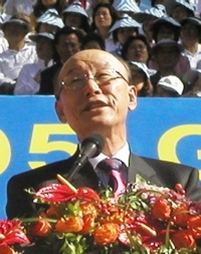 The Rev. David Yonggi Cho requested attendants to pray for the human rights problem in North Korea. (Photo: YFGC)