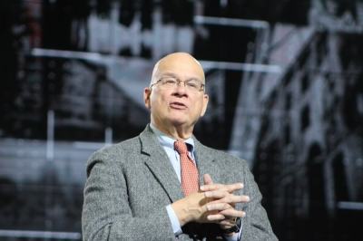 Dr. Timothy Keller, senior pastor at Redeemer Presbyterian Church speaks at Movement Day Global Cities at the Jacob Javits Center in New York City on Thursday October 27, 2016.