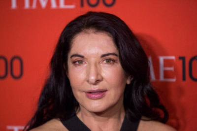 Honoree and artist Marina Abramovic arrives at the Time 100 gala celebrating the magazine's naming of the 100 most influential people in the world for the past year, in New York April 29, 2014.