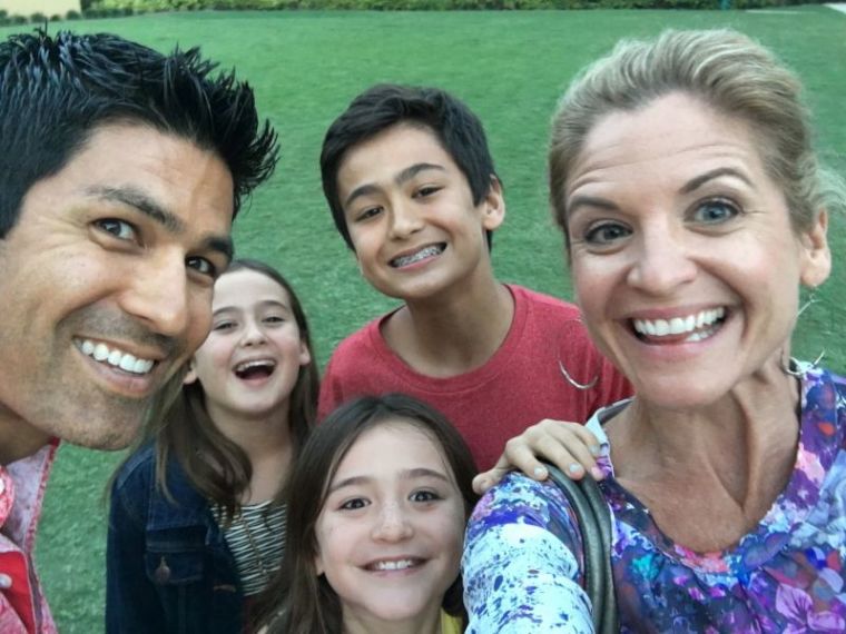 Glennon Doyle Melton with her husband, Craig, and children, Chase, Tish and Amma.