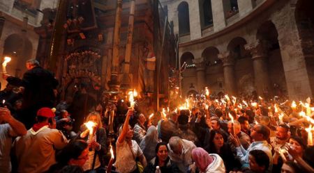 Church of the Holy Sepulchre in Jerusalem in this undated photo.