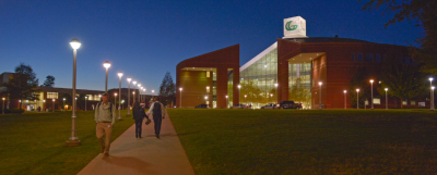 A photo of the campus of Georgia Gwinnett College, located in Lawrenceville, Georgia.