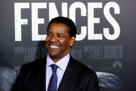 Actor Denzel Washington attends the premiere of 'FENCES' in Manhattan, New York City, December 19, 2016.