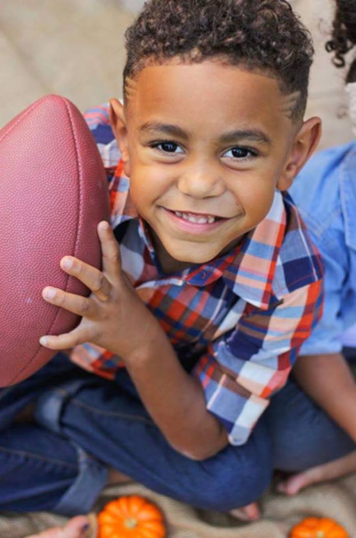 At the age of 7, New Orleans, Louisiana resident Deshawn Labarriere saved a family of five from a fire. Here, he is pictured at approximately 5 years old.