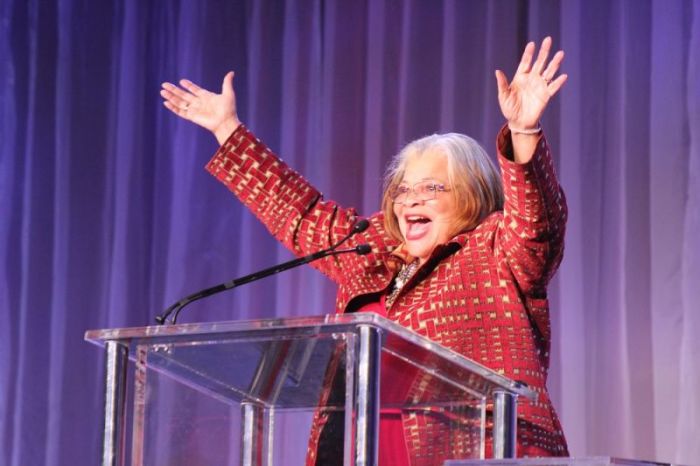 Alveda King speaks at the 3rd Christian Inaugural Gala at the Hilton in Washington, D.C. on Jan. 17, 2017.