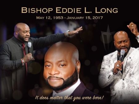 The late Bishop Eddie Long of New Birth Missionary Baptist Church in Lithonia, Georgia.