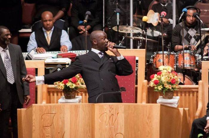 Reverend O. Jermaine Simmons, Sr. 37, pastor of Jacob Chapel Baptist Church in Tallahassee, Florida.