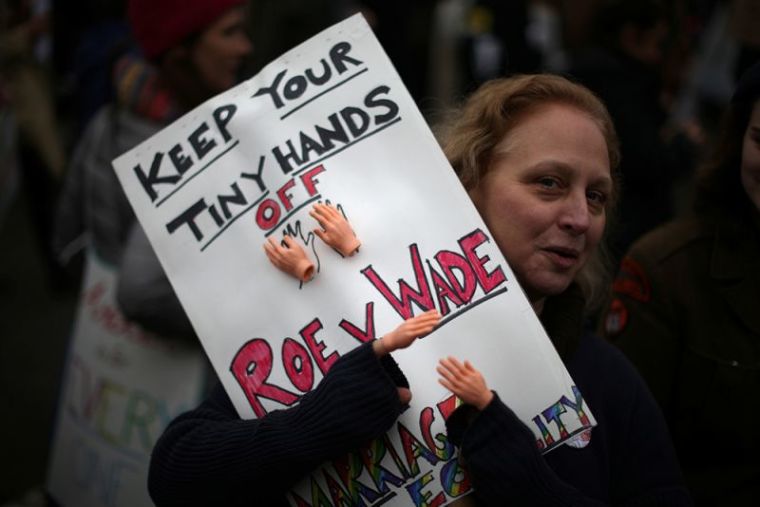 People participate in the Women's March on Washington, following the inauguration of U.S. President Donald Trump, in Washington, D.C., January 21, 2017.