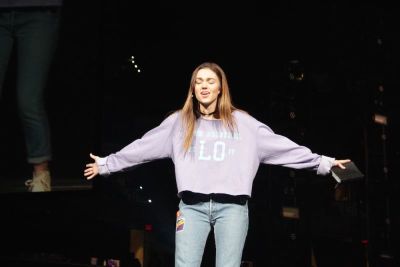 Sadie Robertson speaks at Winter Jam 2017, Jan 14 2017.