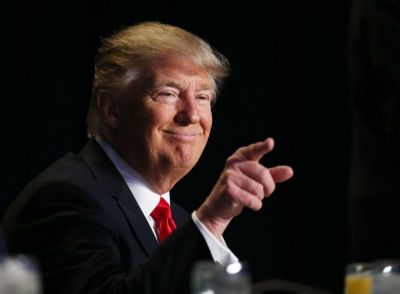 U.S. President Donald Trump attends the National Prayer Breakfast in Washington, U.S., February 2, 2017.