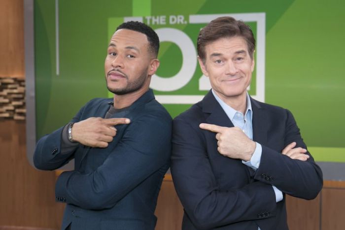 DeVon Franklin and Dr. Mehmet Oz launch 'Faithful Fridays' on 'The Dr. Oz Show,' February 2017.