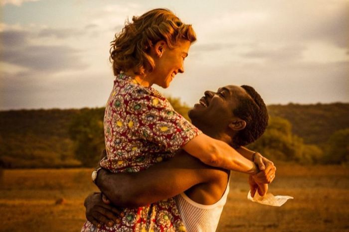 Film still for 'A United Kingdom' (2016).