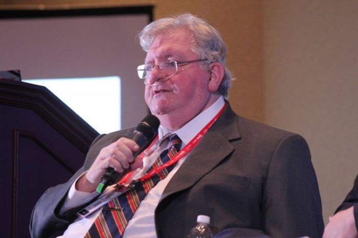 Pat Nolan, director for the American Conservative Union Foundation's Center for Criminal Justice Reform, speaks during a panel discussion at the Conservative Political Action Conference in Oxen Hill, Maryland, on February 24, 2017.