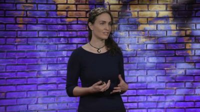 Megan Phelps-Roper shares details of life inside the Westboro Baptist Church in a TED talk on March 6, 2017.