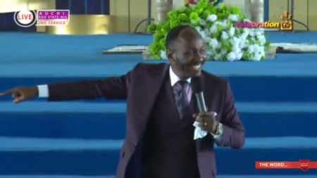 Nigerian Apostle Johnson Suleman preaching in October 2016.