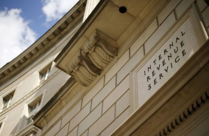 A general view of the U.S. Internal Revenue Service (IRS) building in Washington.