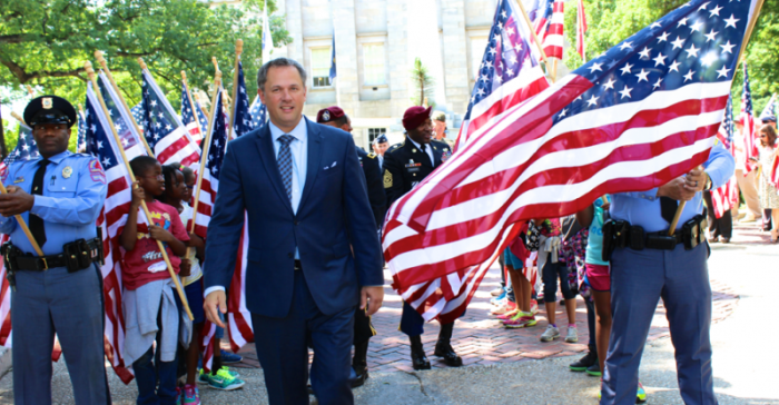 Lt. Governor of North Carolina, Dan Forest.