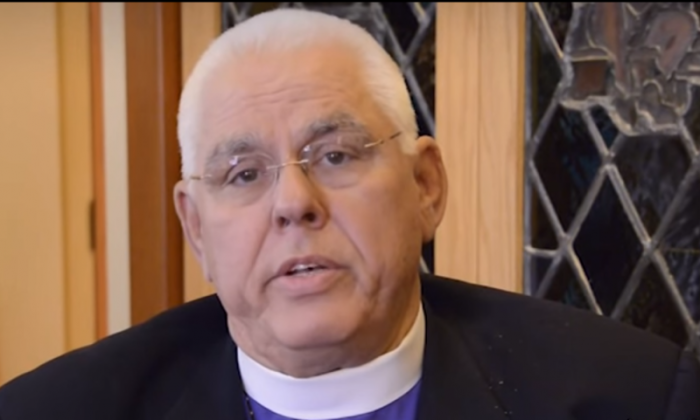 The Right Rev. J. Jon Bruno, bishop of the Episcopal Diocese of Los Angeles, California, seen in a video from 2015.