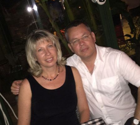 Pastor Andrew Brunson and his wife, Norine.