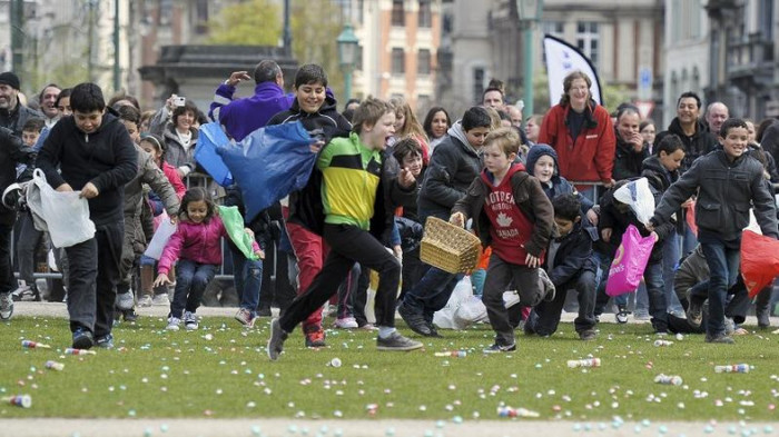 Easter egg hunt.