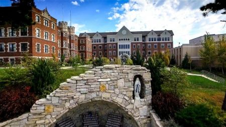 Benedictine College, a Roman Catholic liberal arts school based in Atchison, Kansas.