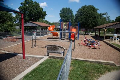 The playground of Trinity Lutheran Church of Columbia, Missouri.