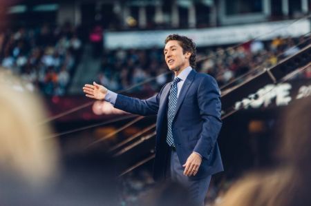 Pastor Joel Osteen of Lakewood Church in Houston, Texas.