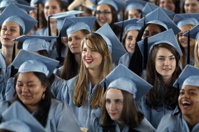 American college students in this undated file photo.