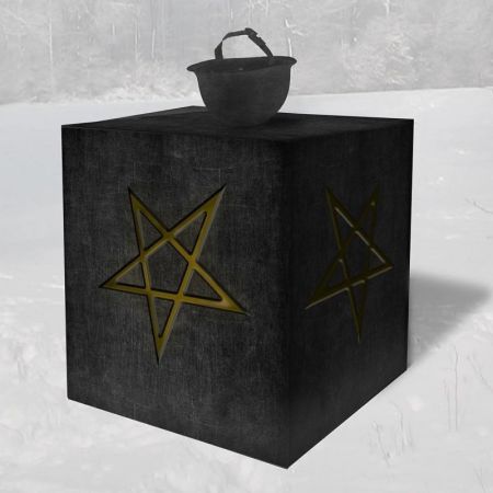 Satanic Temple war memorial concept art posted on February 24, 2017.