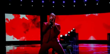 Contestant Chris Blue on NBC's 'The Voice.'