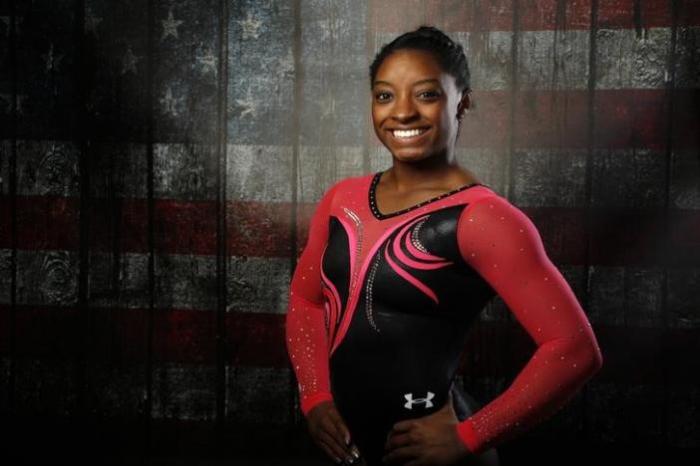 Simone Biles, the most decorated gymnast in the United States.