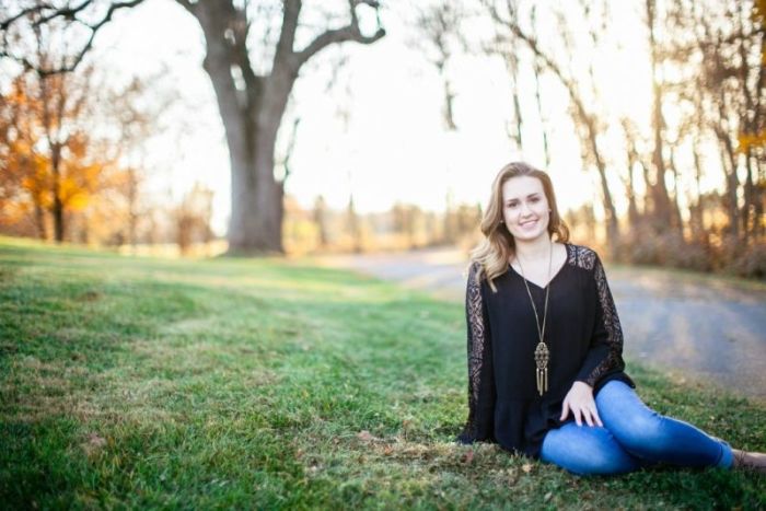 Christian high school senior Maddi Runkles, 18.