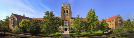 The Cardinal Rigali Center, which serves as the chancery for the Catholic Archdiocese of St. Louis.