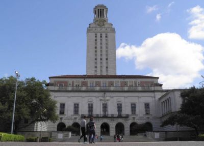 People walk at the University of Texas campus in Austin, Texas, June 23, 2016.