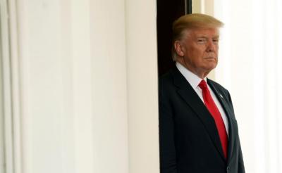 U.S. President Donald Trump at the White House in Washington, D.C., May 31, 2017.