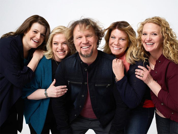 Kody Brown, center, stars in TLC's 'Sister Wives.'