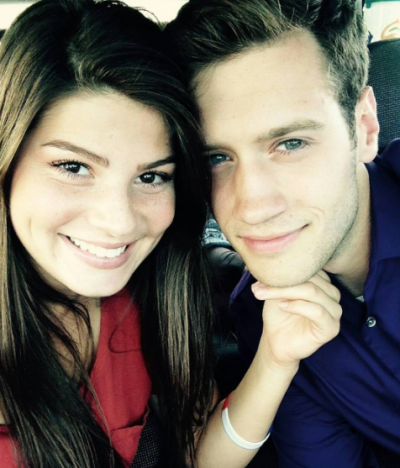 Tori Bates and Bobby Smith pose for a selfie, 2016.