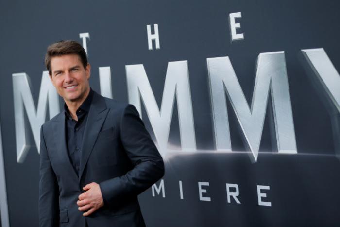 Actor Tom Cruise arrives for the premiere of the film 'The Mummy' in New York, U.S., June 6, 2017.