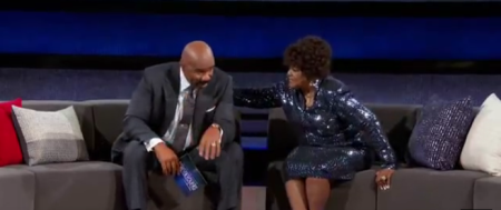 Pastor Shirley Caesar appears on NBC variety show 'Little Big Shots: Forever Young,' hosted by Steve Harvey, on June 21, 2017.