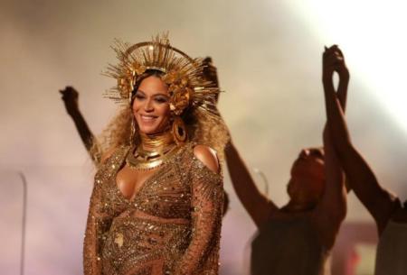 Beyonce performs at the 59th Annual Grammy Awards in Los Angeles, California, U.S. on February 12, 2017.