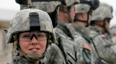 Women in combat.