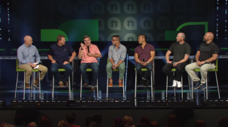 Leaders of NewSpring Church in South Carolina addressed the church at a meeting on Friday July 21, 2017.