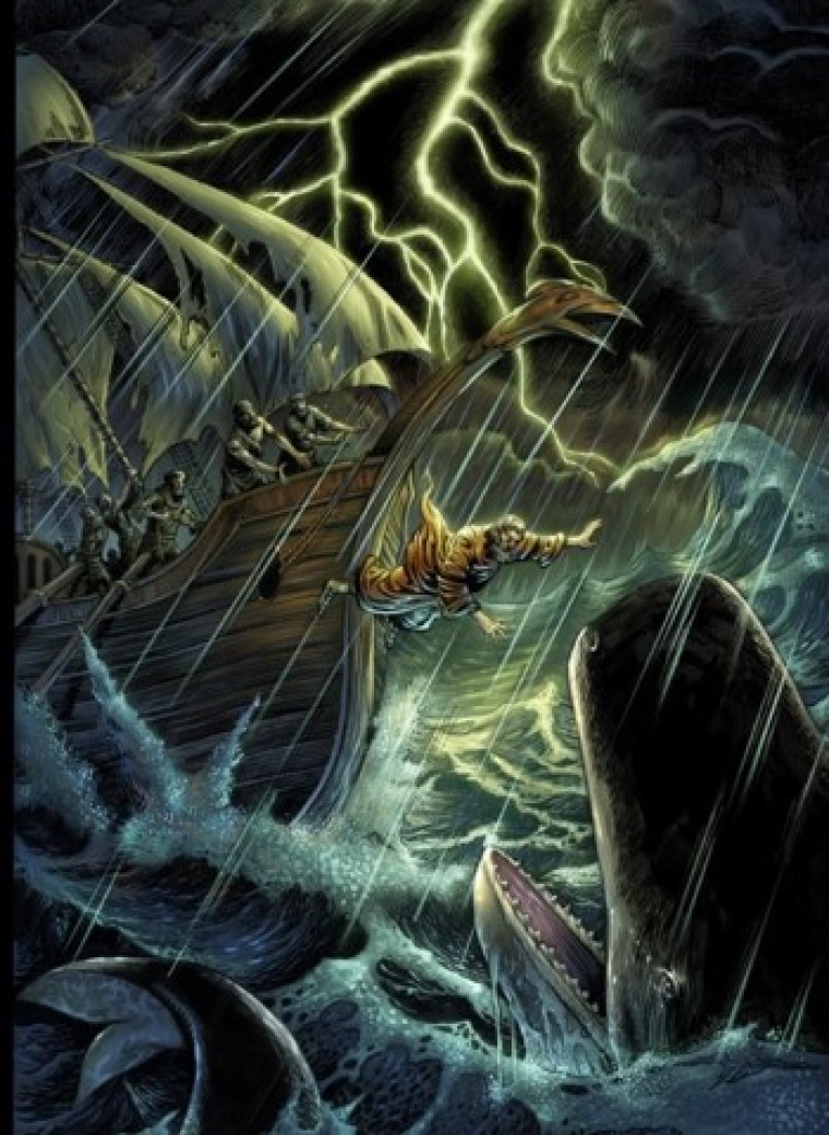 Jonah as depicted in the Kingstone Bible