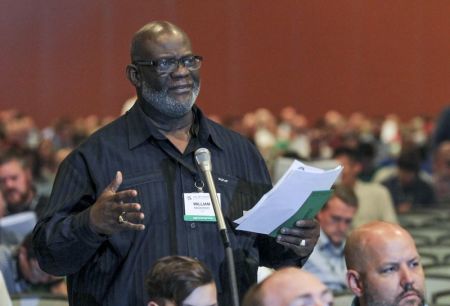 Texas pastor Dwight McKissic moved to bring his proposal on the 'alt-right' to messengers Tuesday June 13, 2017.