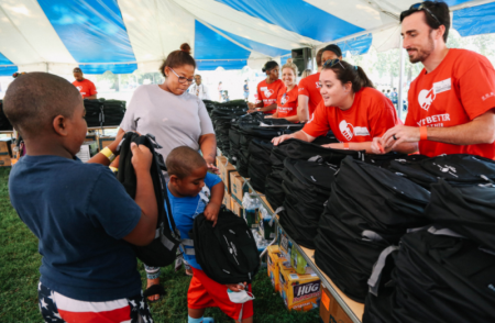 The predominantly African-American megachurch Mt. Zion Baptist Church and the predominantly Caucasian megachurch Brentwood Baptist Church co-host a charity event in the Nashville area on Saturday, August 5, 2017.