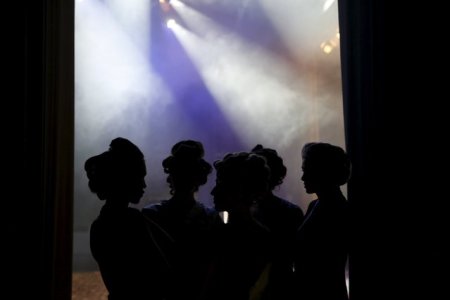 Contestants prepare to rehearse to compete in the 'Miss World Spain' pageant in Estepona, southern Spain, October 25, 2015. Angela Ponce, the first openly transsexual woman to compete to represent Spain at the Miss World pageant, was eliminated in the first knockout round.