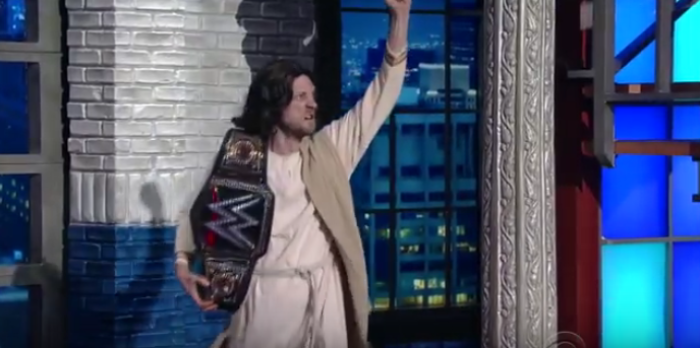 Stephen Colbert welcomed a fictitious Jesus Christ to 'The Late Show With Stephen Colbert' on August 3, 2017.