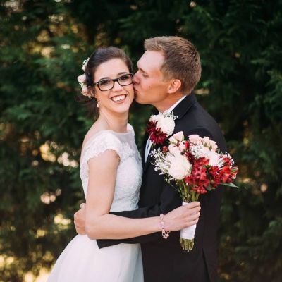 Matthew Phelps and his late wife Lauren on their wedding day - November 11, 2016